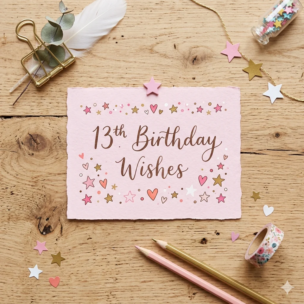 13th birthday wishes for girl