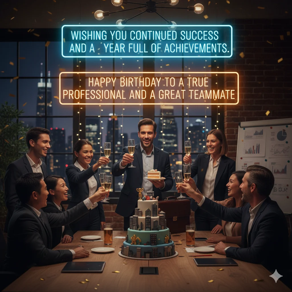 birthday wishes coworker