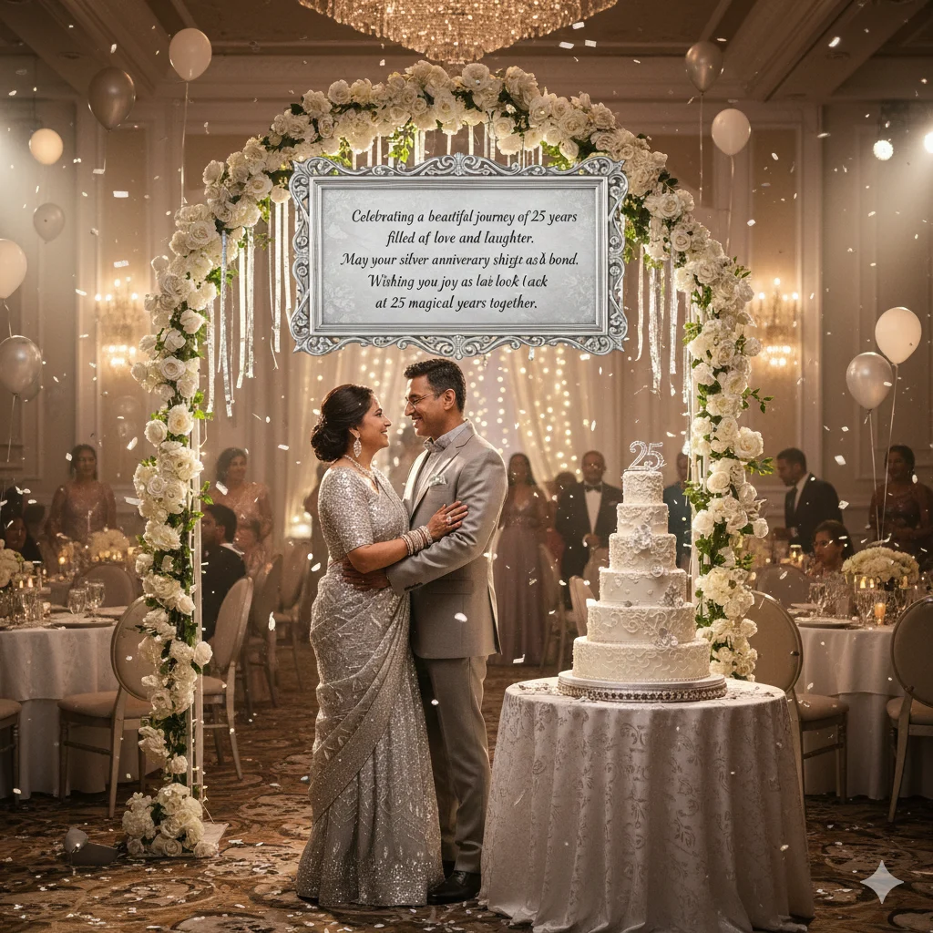 25th marriage anniversary wishes