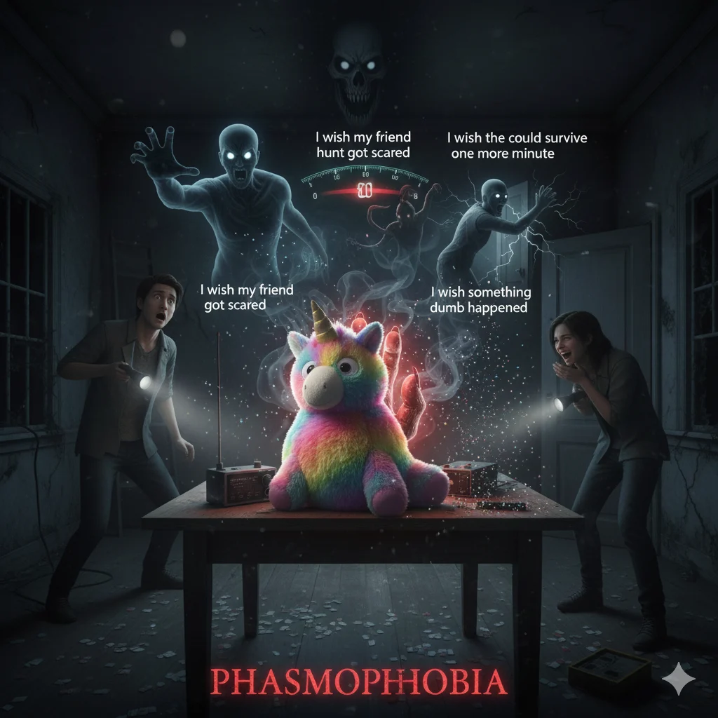 monkey paw wishes phasmophobia