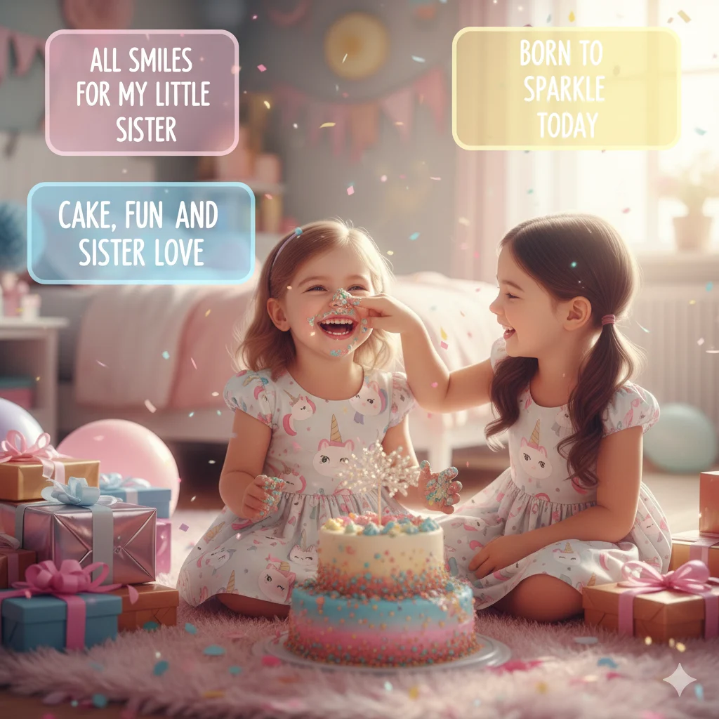 birthday wishes for little sister