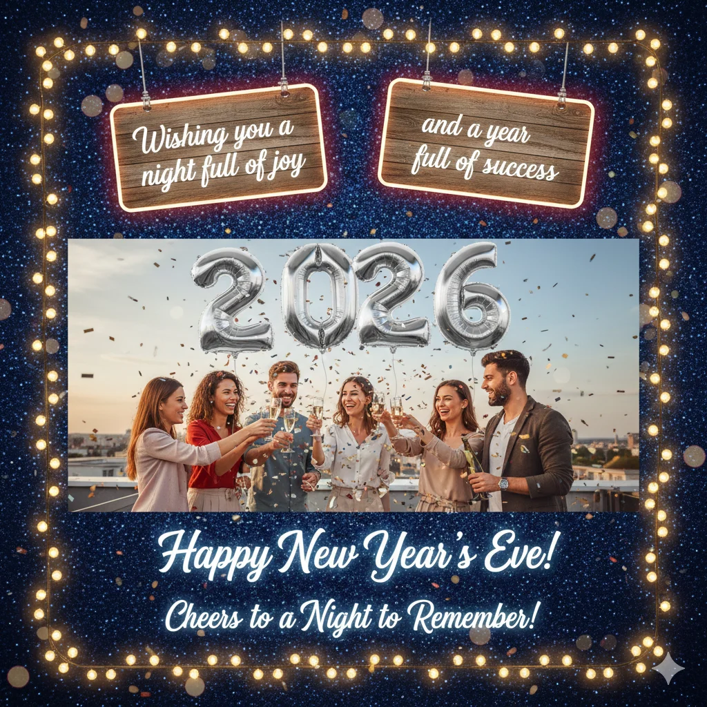 happy new year eve wishes