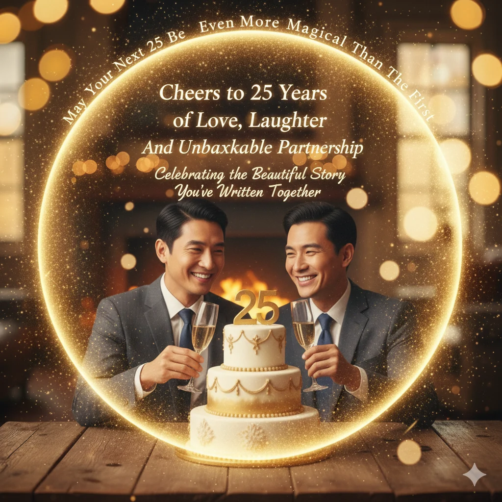 silver jubilee anniversary wishes