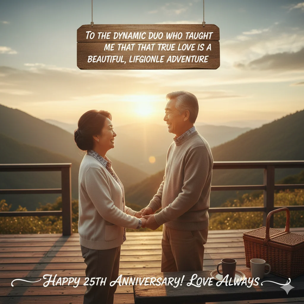 25th wedding anniversary wishes