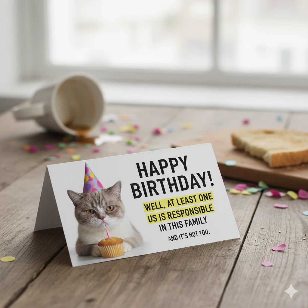 sarcastic birthday wishes