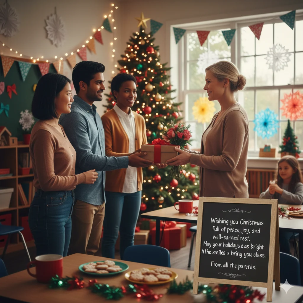 christmas wishes for teachers from parents