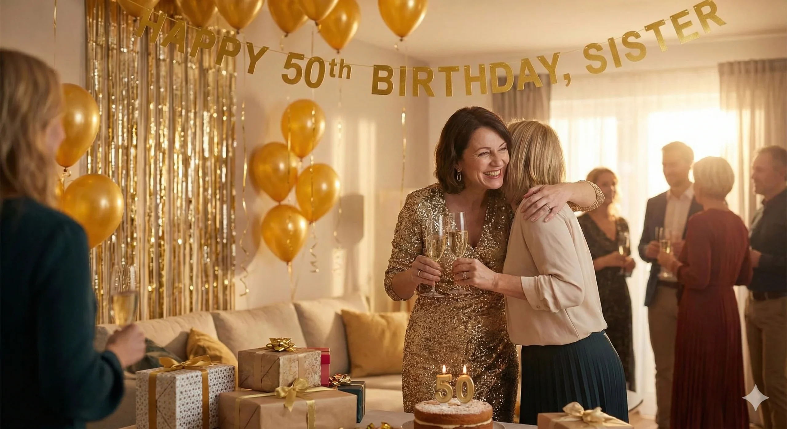 50th birthday wishes for sister