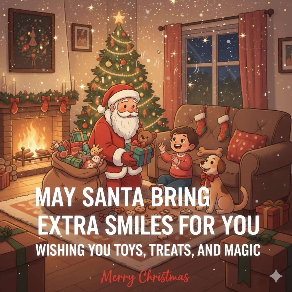 cute merry christmas wishes gif