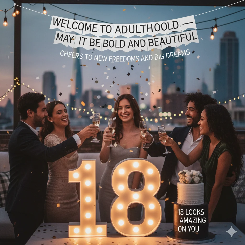 happy 18th birthday wishes