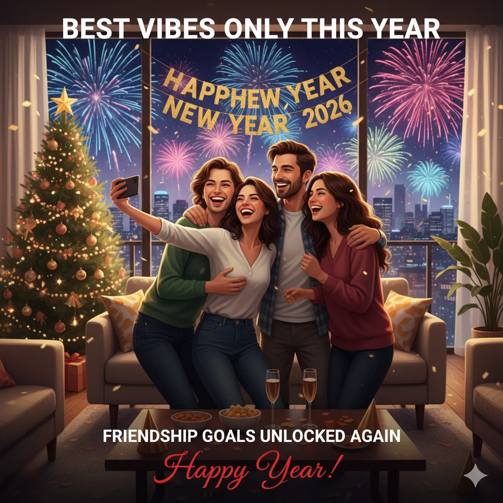 new years wishes to friends