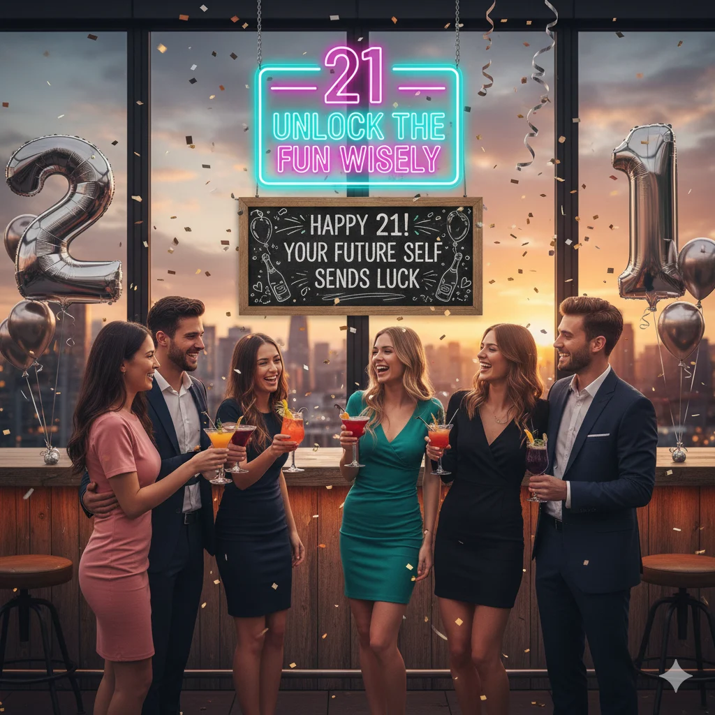 21st birthday wishes funny