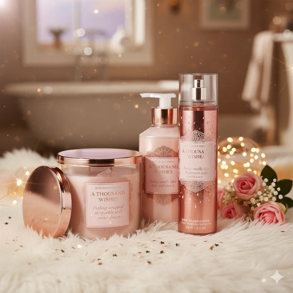 bath and body works a thousand wishes