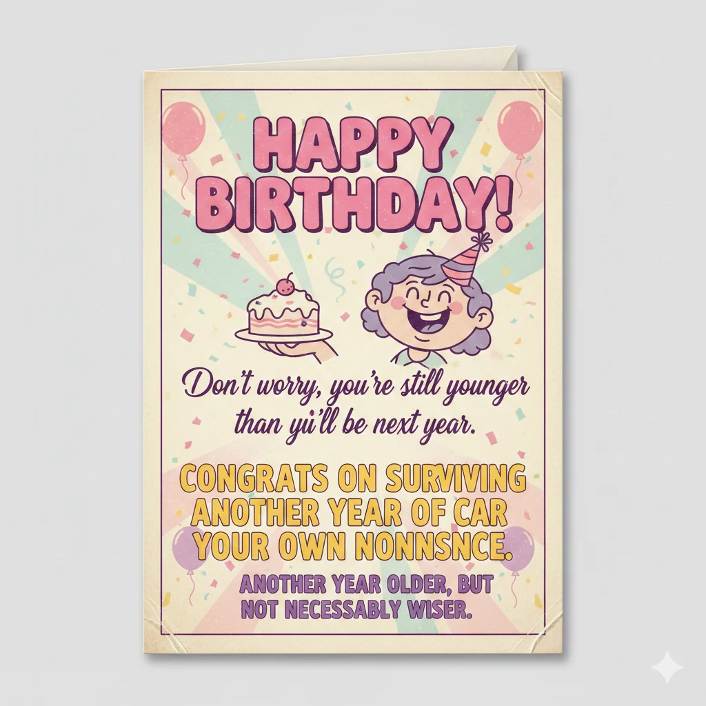 sarcastic birthday wishes