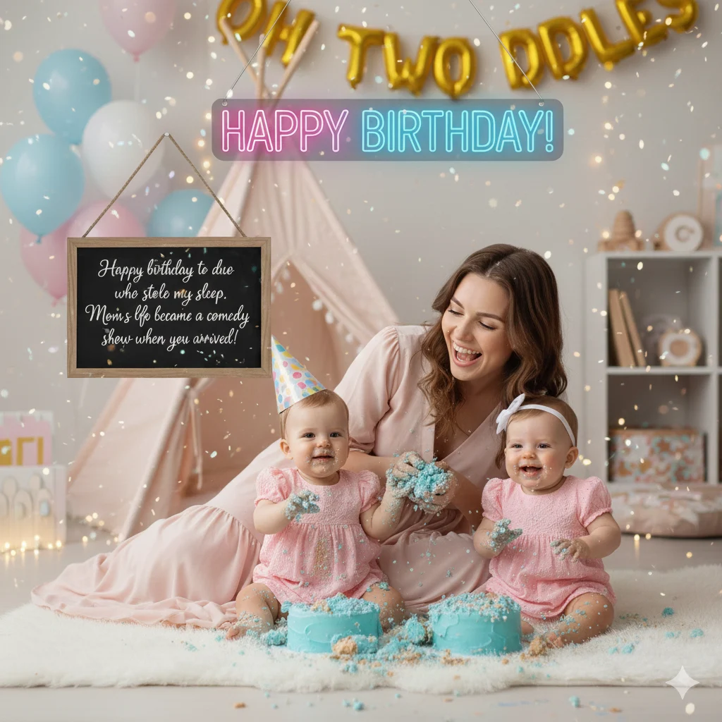 twins birthday wishes from mother