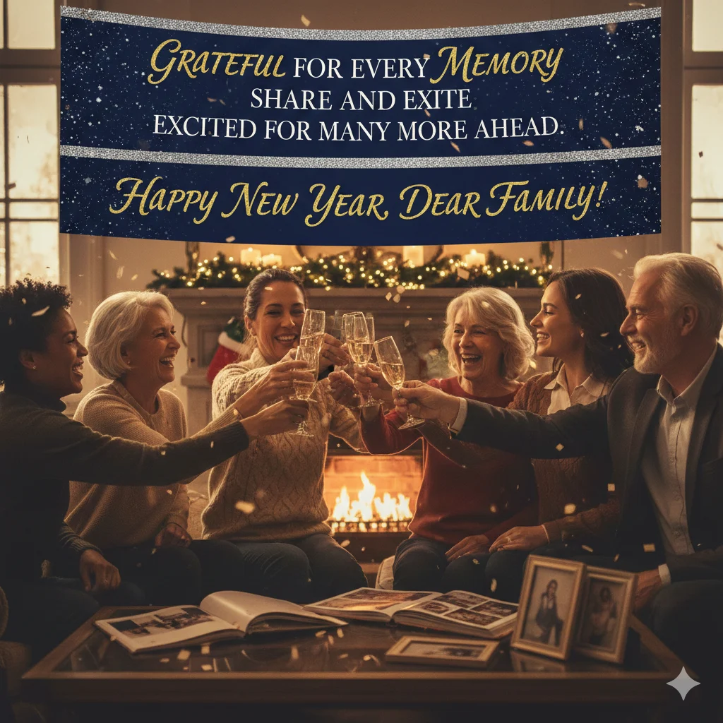 happy new year wishes for family