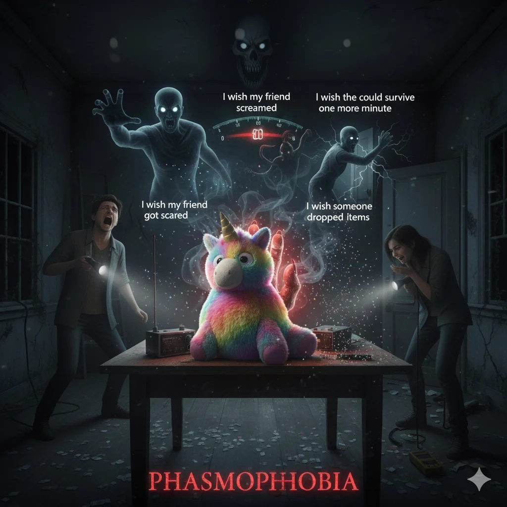 monkey paw wishes phasmophobia