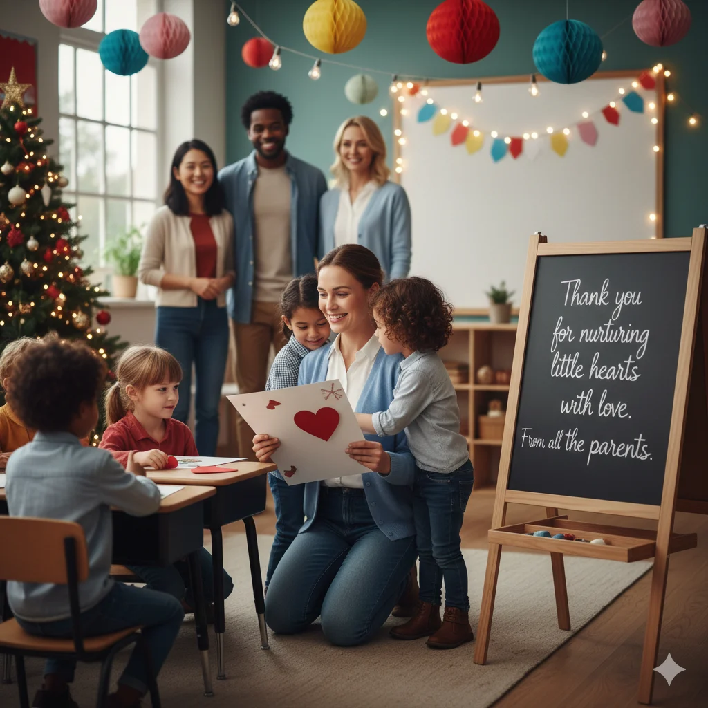 christmas wishes for teachers from parents