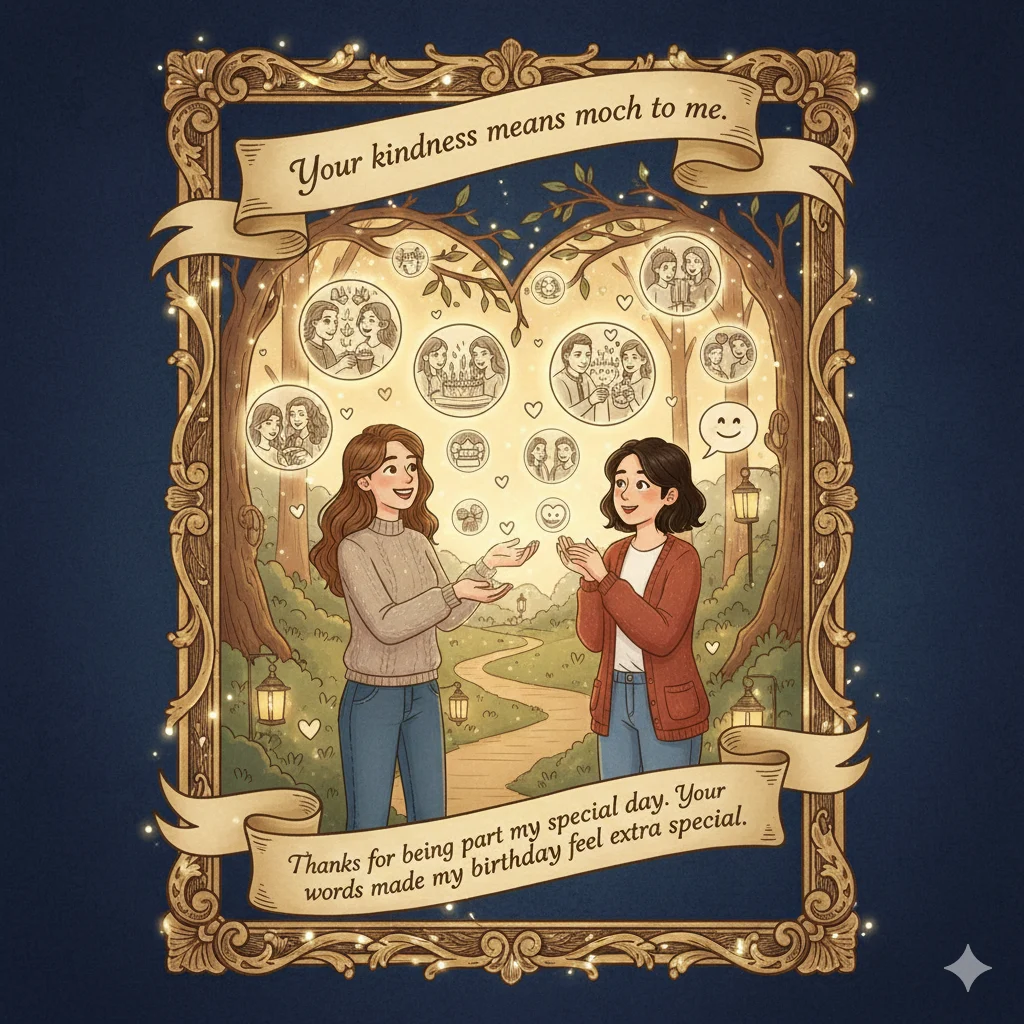 what to say when someone wishes you a happy birthday