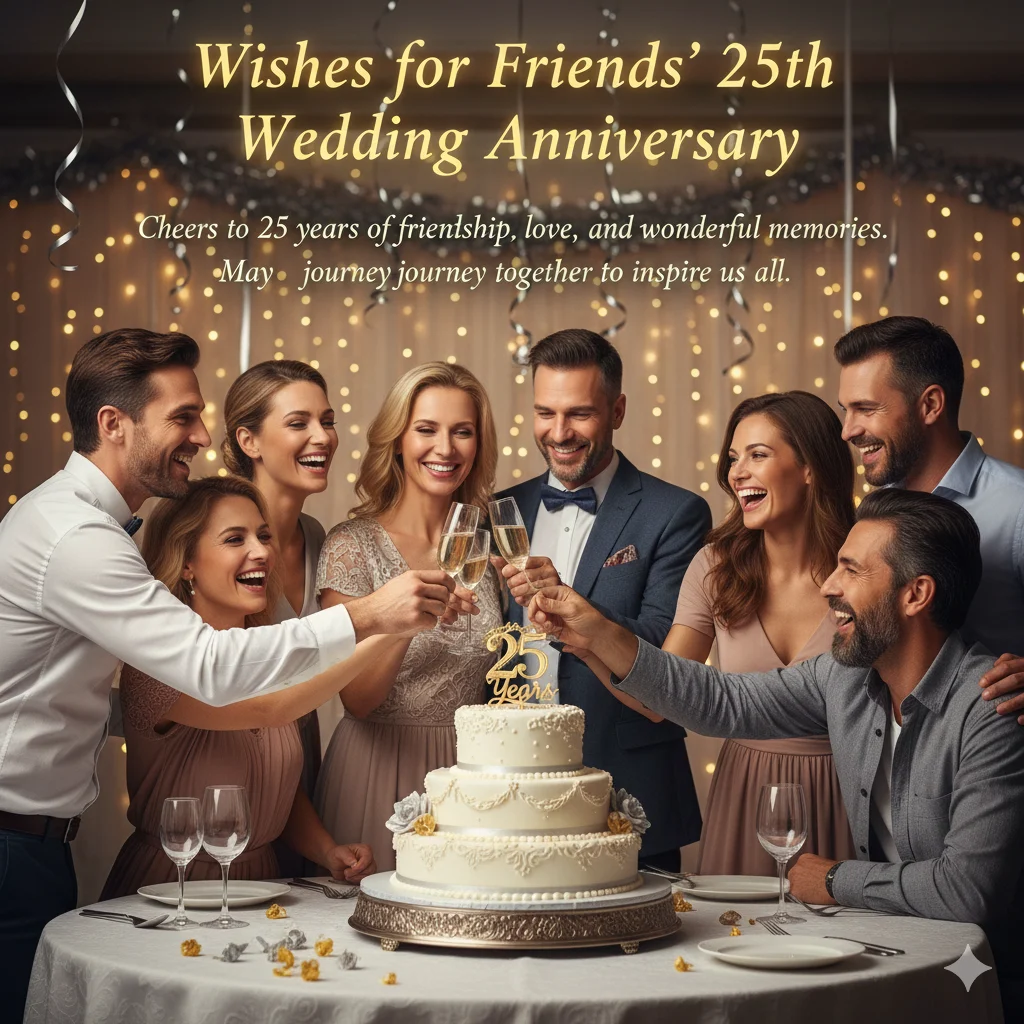 25th wedding anniversary wishes
