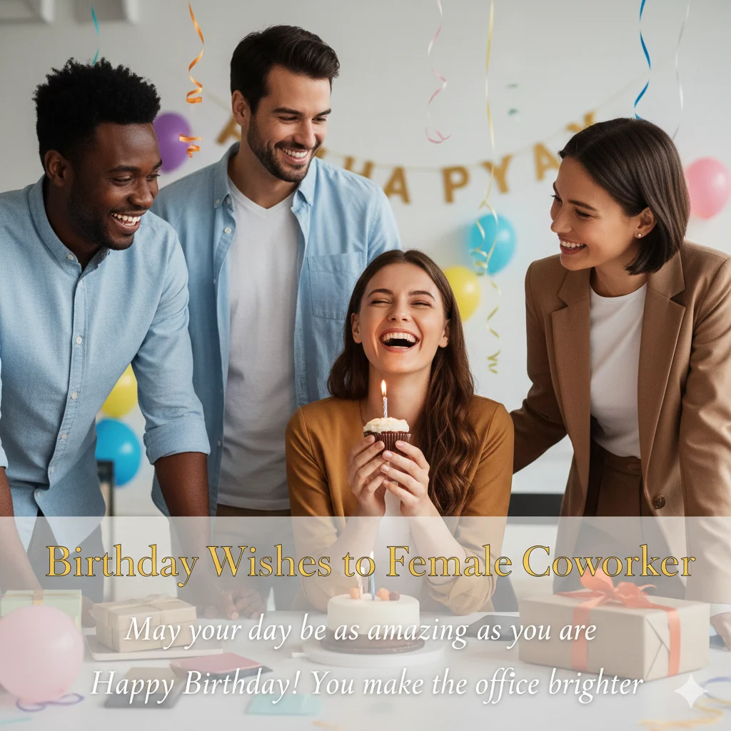 birthday wishes to coworker