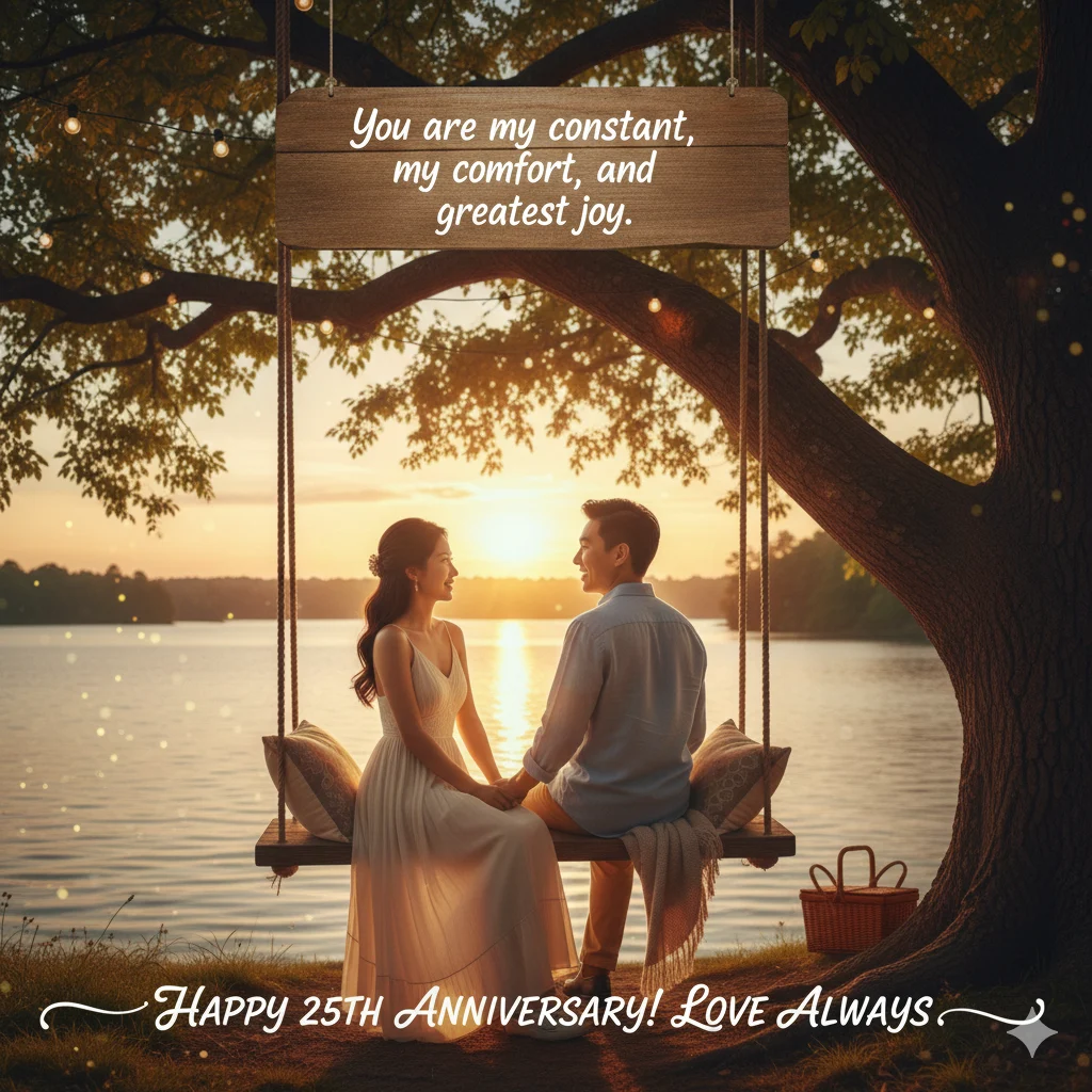 25th wedding anniversary wishes