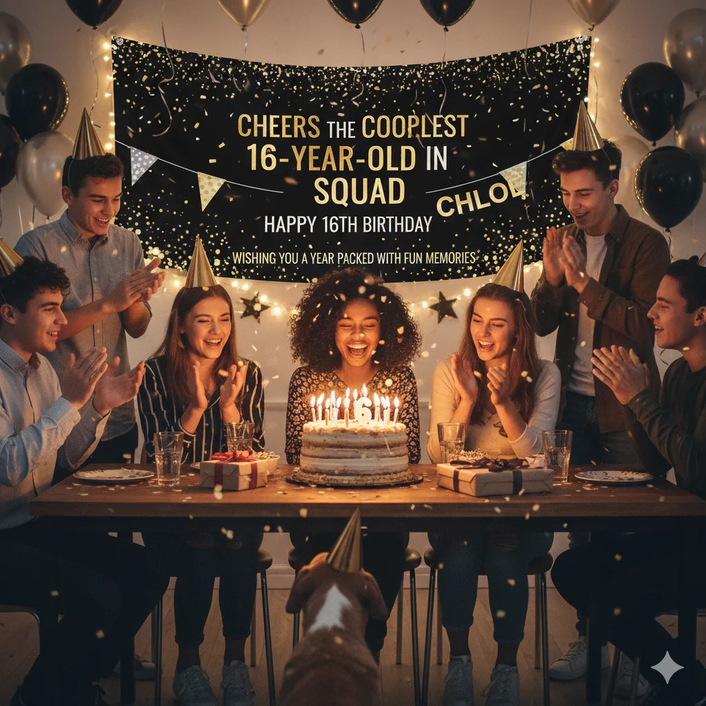 16 wishes birthday candles