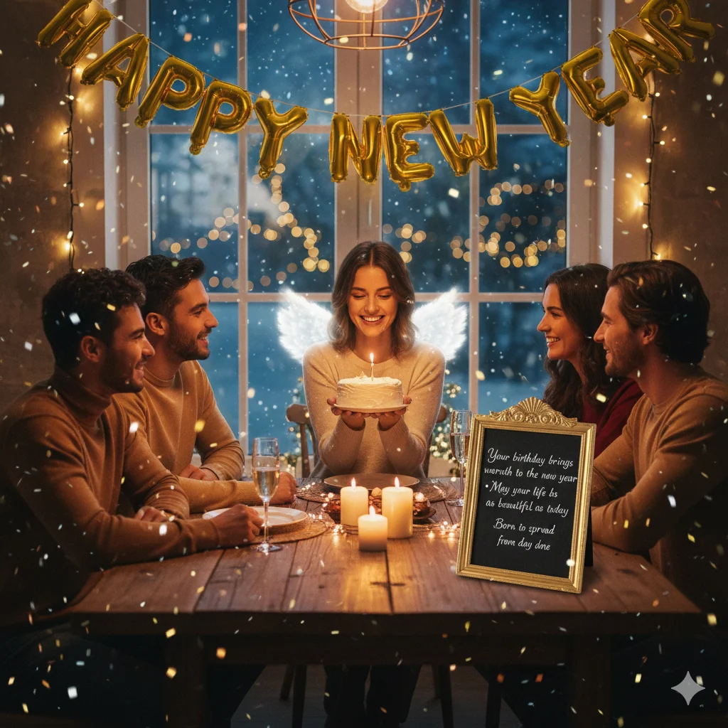 new year birthday wishes