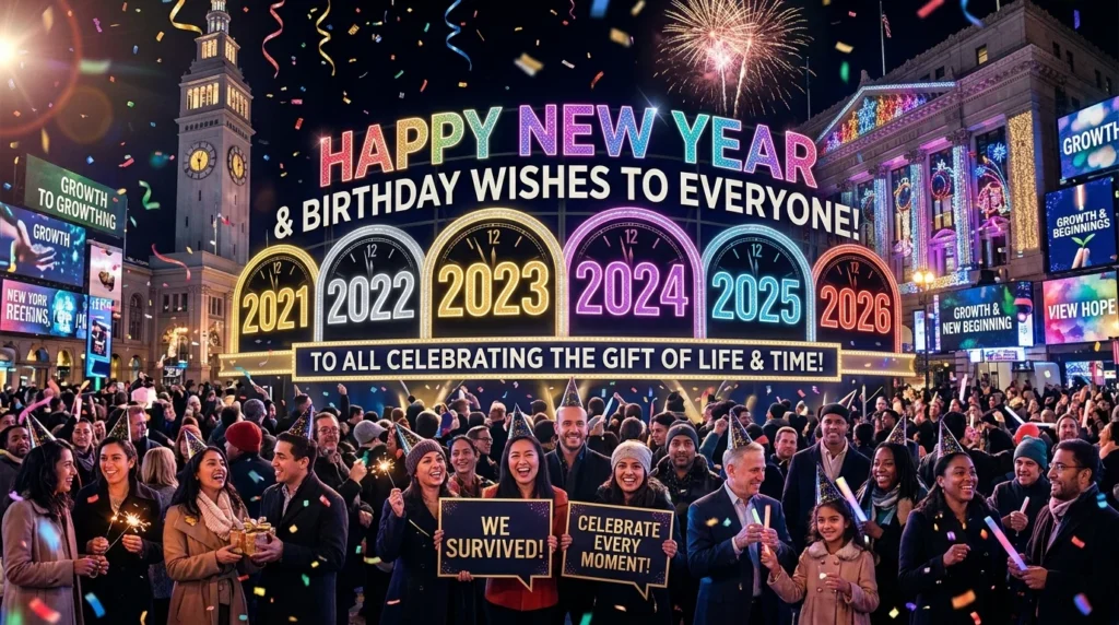 new year birthday wishes