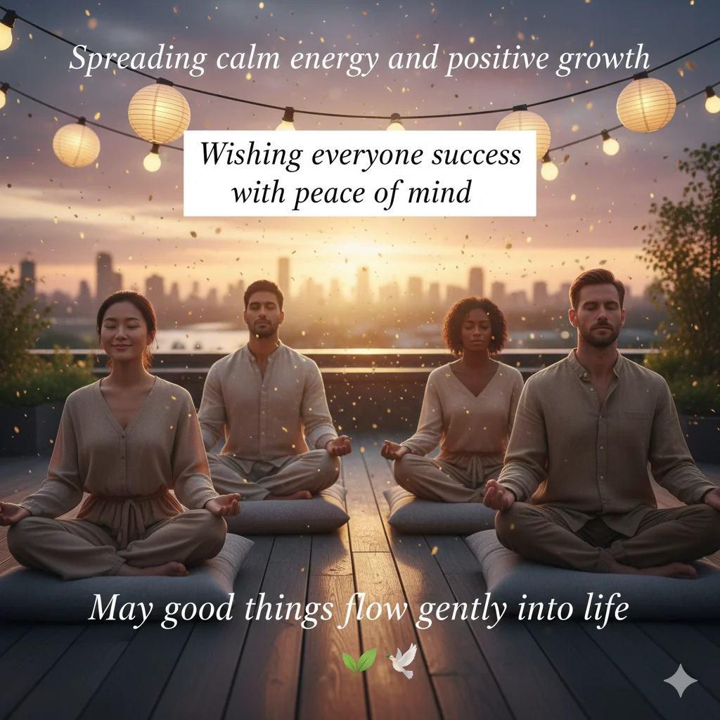 Wishing you prosperity and peace