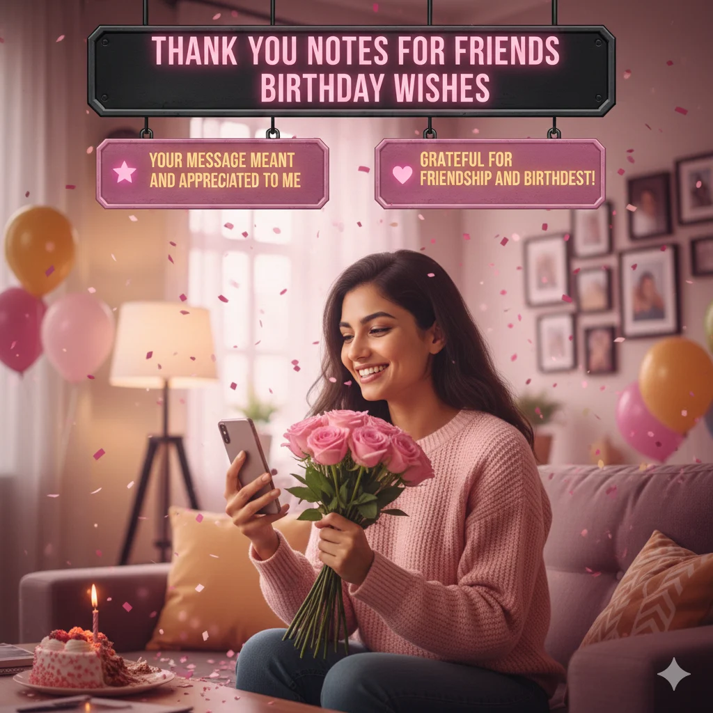 thank you note for birthday wishes