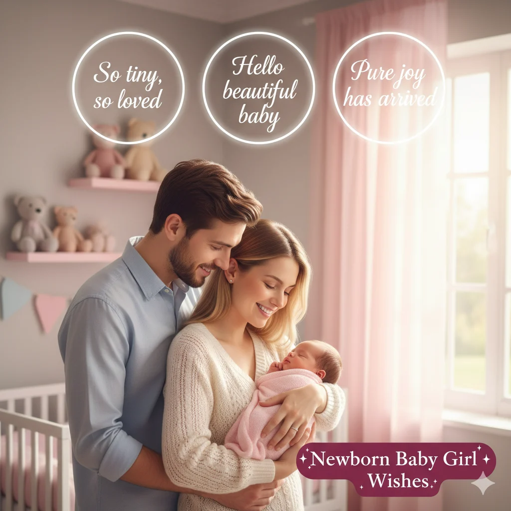 wishes for new born baby girl
