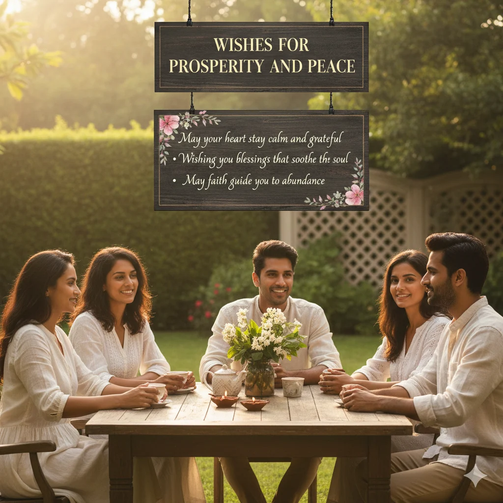 Wishing you prosperity and peace