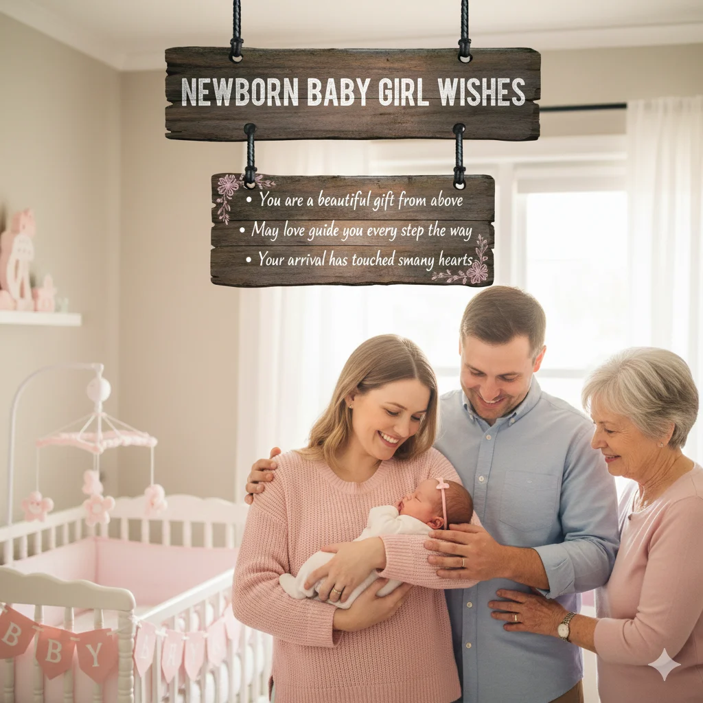 wishes for new born baby girl