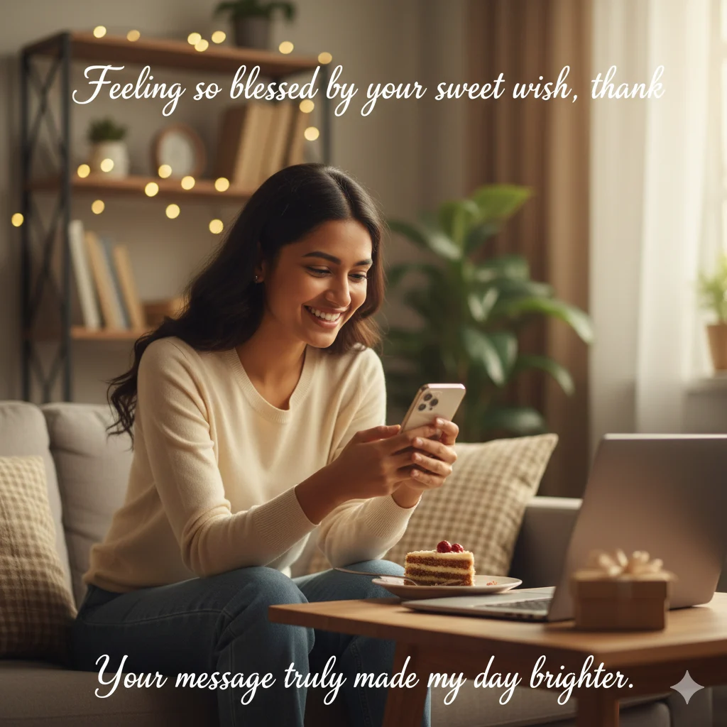 birthday wishes thanks reply