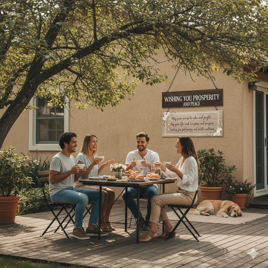 Wishing you prosperity and peace