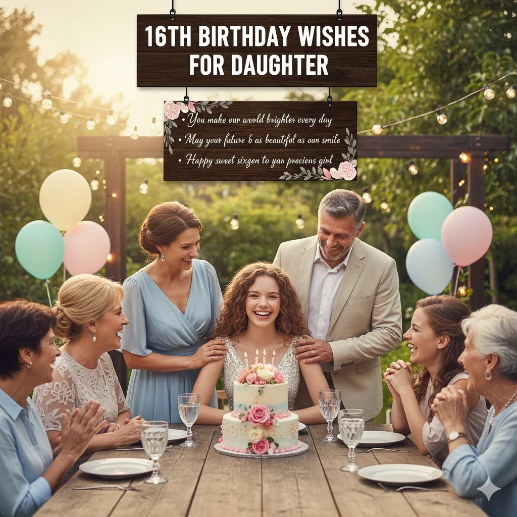 16th birthday wishes