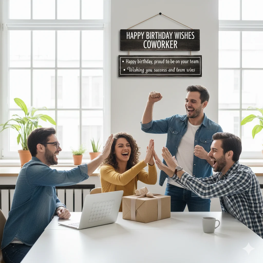 happy birthday wishes coworker