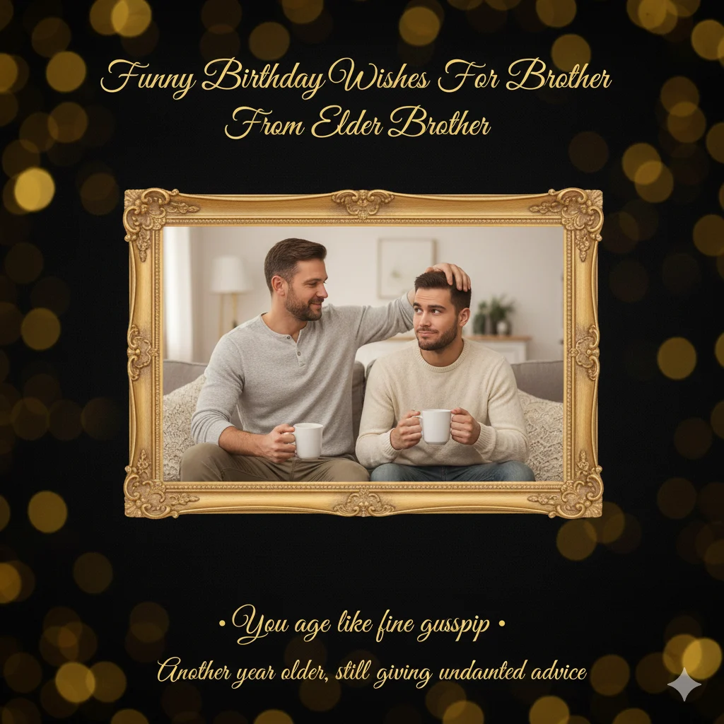 funny birthday wishes for brother