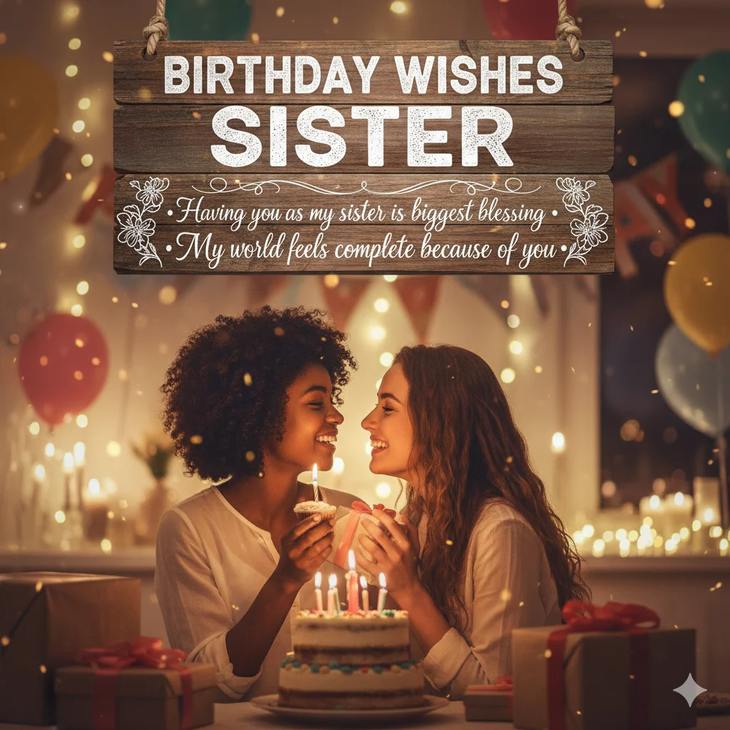 birthday wishes sister
