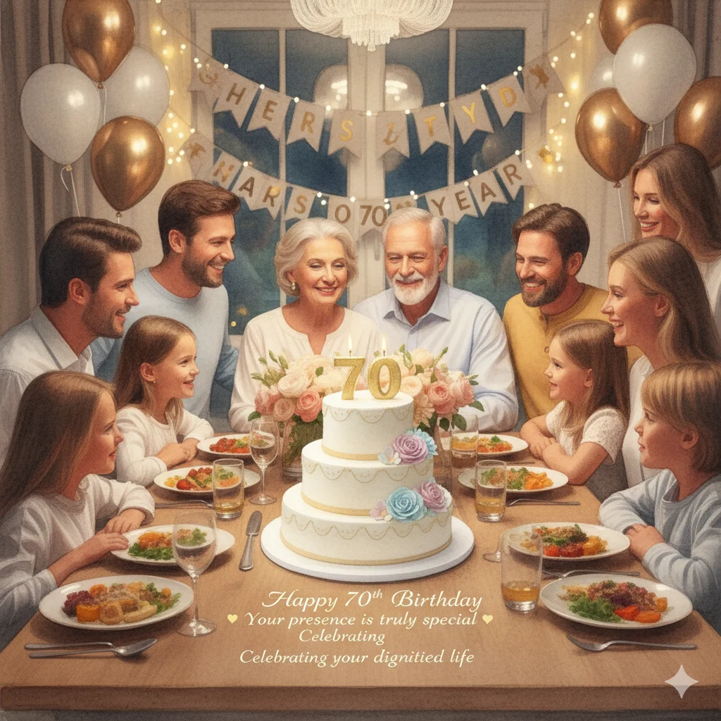 happy 70th birthday wishes