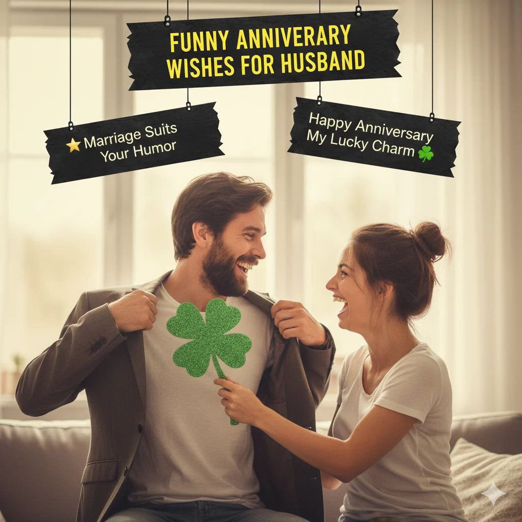anniversary wishes for husband funny