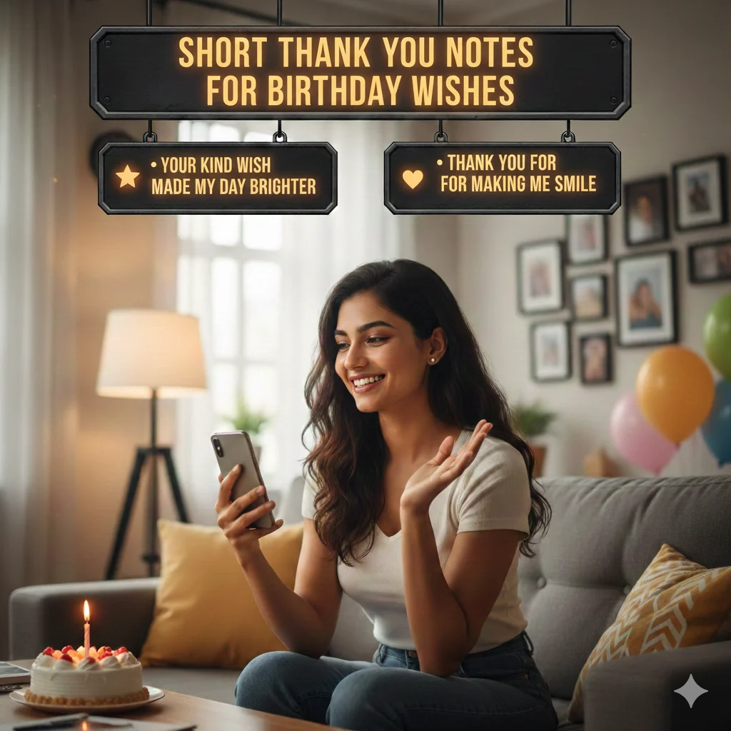 thank you note for birthday wishes