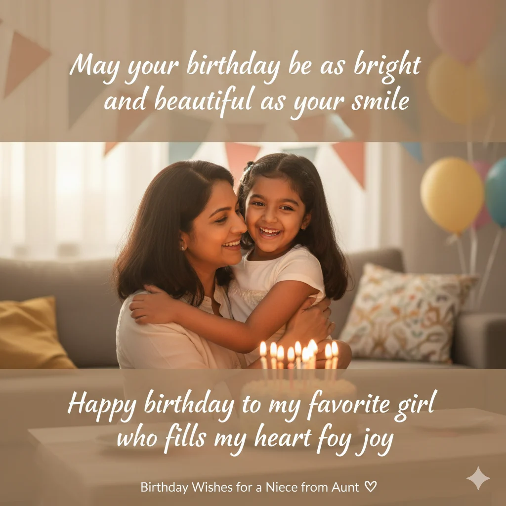 birthday wishes for a niece from aunt