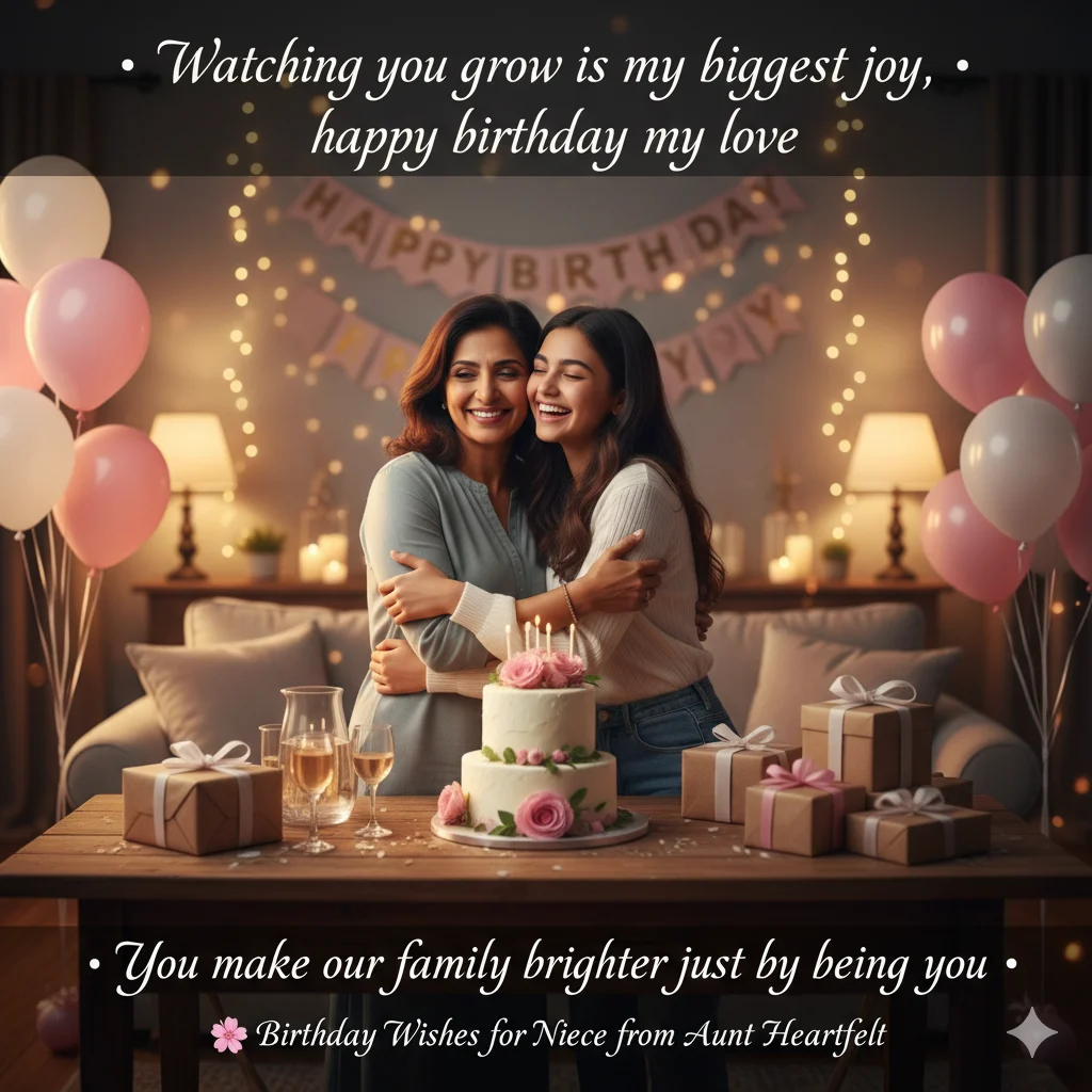 birthday wishes for niece from aunt
