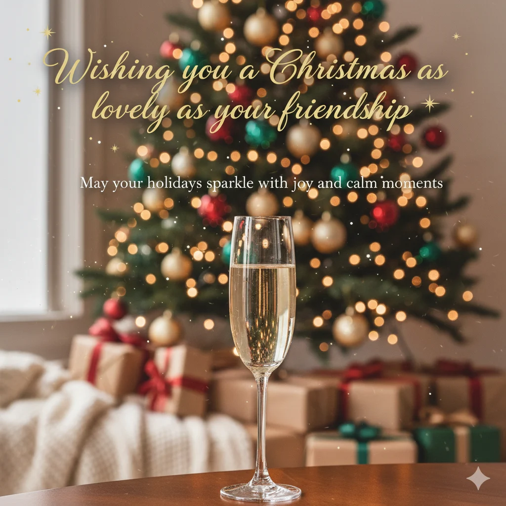 elegant merry christmas wishes