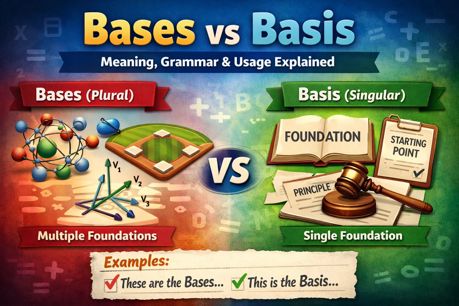bases vs basis