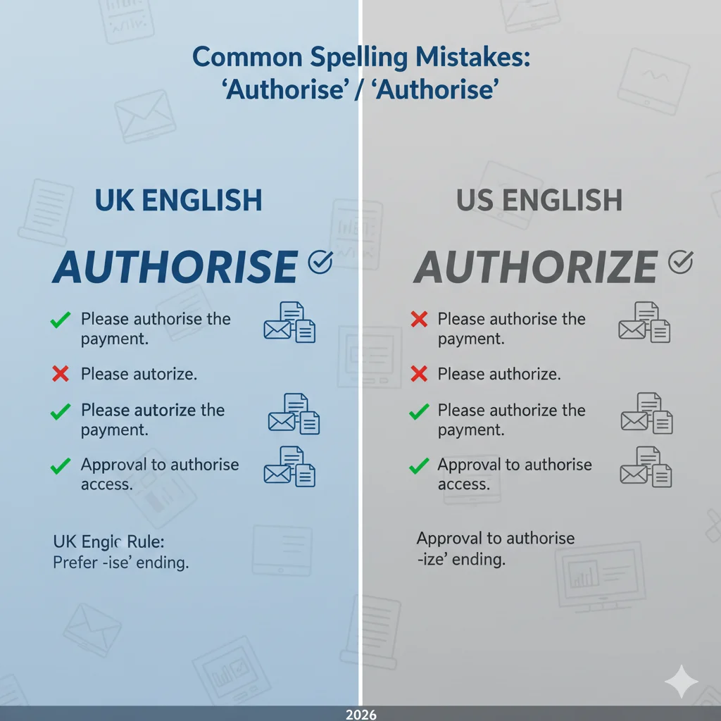 authorise vs authorize