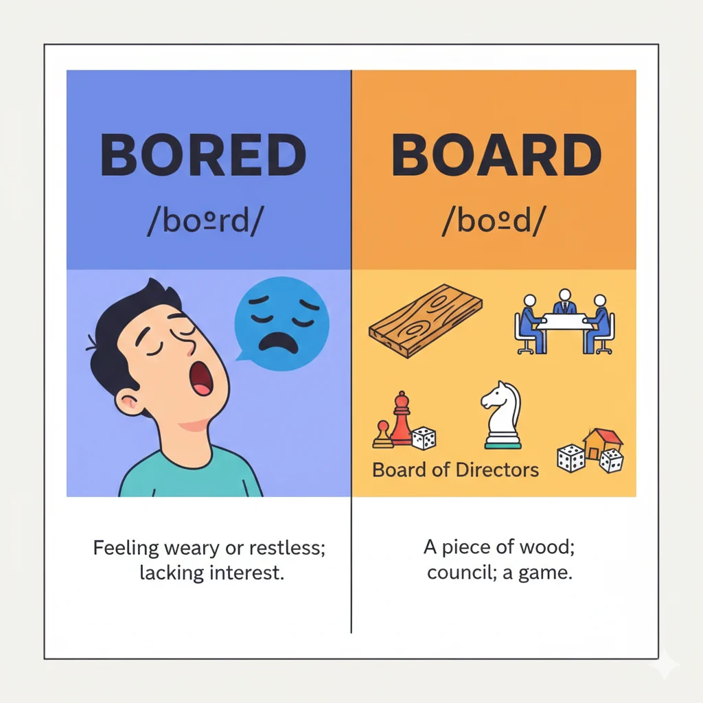 bored vs board