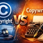 copyright vs copywrite