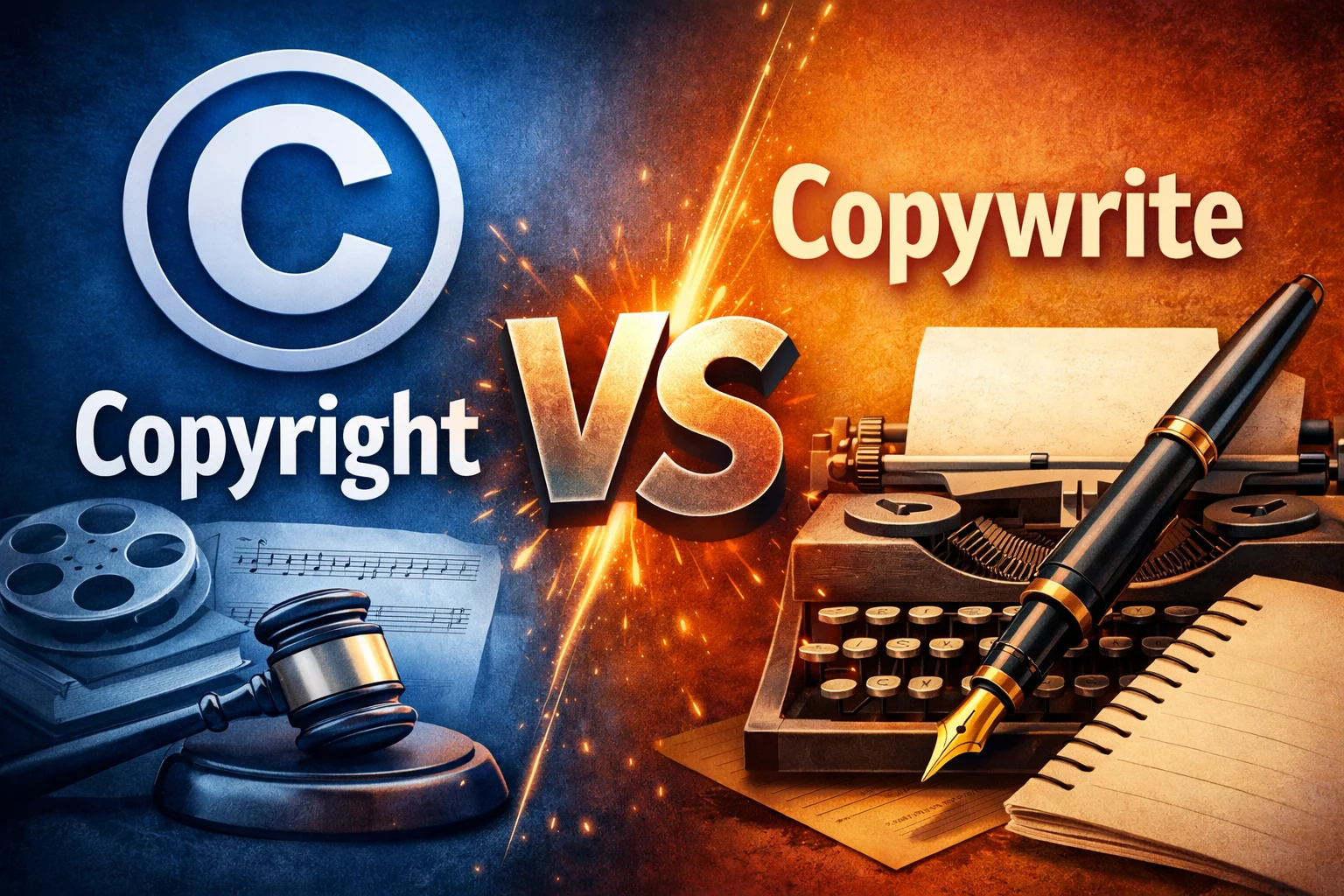 copyright vs copywrite